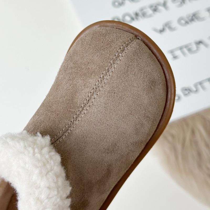 Girls boots Winter children's short boots Frosted leather boots Fashion velvet baby boots Two cotton boots