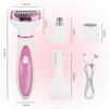 Wet & Dry Electric Razor for Women Men,4 in 1 Rechargeable Led Display Electric Shaver and Facial Hair Remover,Painless Ladies Body Razors for Nose