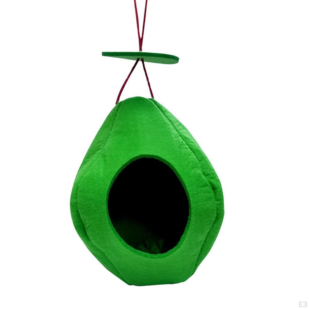 Cloth Birds Feeder Hanging Birdhouse Roosting Nest for Backyard Garden Balcony Hummingbird Finches