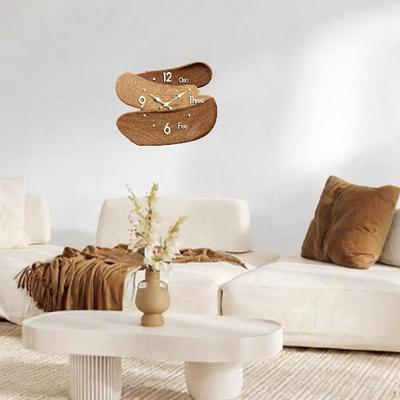 Creative Silent Wooden Decorative Wall Clock for Bathroom, School, Classroom, Bedroom And Kitchen.