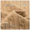 Navigare Women's Cable Knit Wool Cardigan