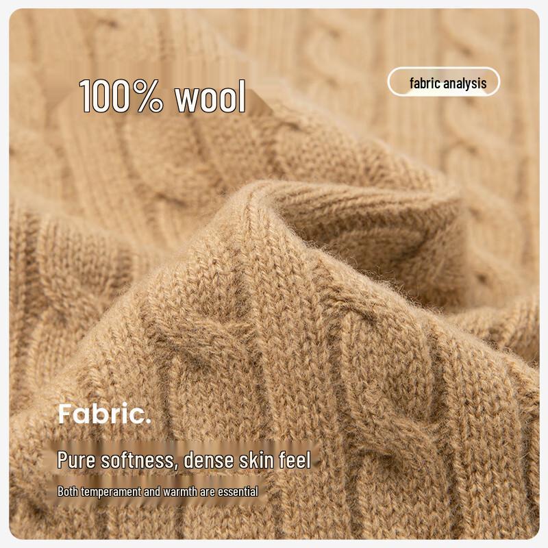 Navigare Women's Cable Knit Wool Cardigan