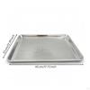 Perforated Oven Tray Uncoated Sheet Pan Commercial Grade Aluminum for Culinary