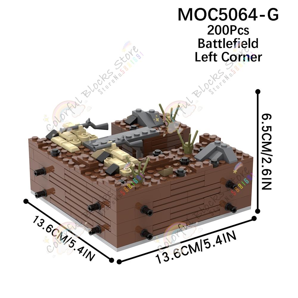Military Series Modern Warfare Adult Building Blocks Set Toys Weapons Battlefield Outpost Tower Fort Artillery Block Model Gifts