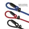 All In One Nylon P Chain Dog Training Collar Leash No Pull Anti Shock Quick Release Buckle Explosion Proof Walking Lead For Small Medium Large Pet