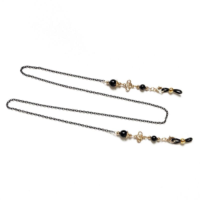 

Classical Stroke Bamboo Olivine Glasses Chain Auspicious Cloud Obsidian Neck Chain Men S And Women S Hanfu Decorative Mirror Chain