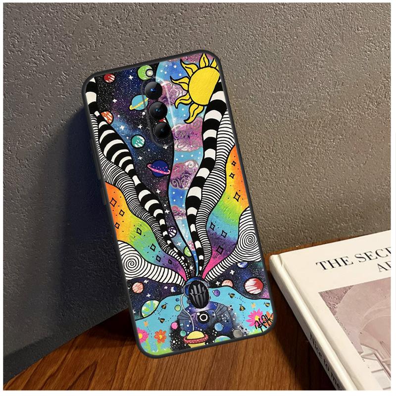 Cute Indie Hippie Case For ZTE Nubia Red Magic 8S 8 9 Pro Plus Red Magic 6 7 Pro 6S 7S Pro 5G 5S 6R Funda