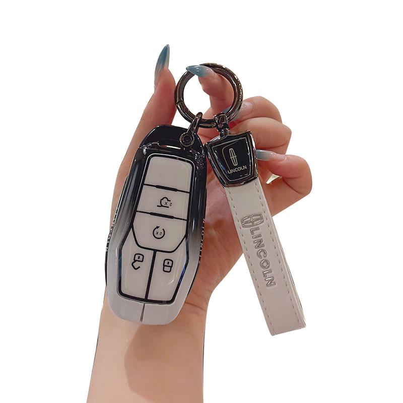 Lincoln Aviator, Navigator, Continental, MKZ/MKC Key Cover & Chain