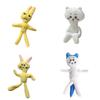 10cm Doll Kawaii Eight Piece Anime Cute Rabbit Cartoon Bag Mobile Phone Plush Doll School Bag Pendant Toy Girl Gift