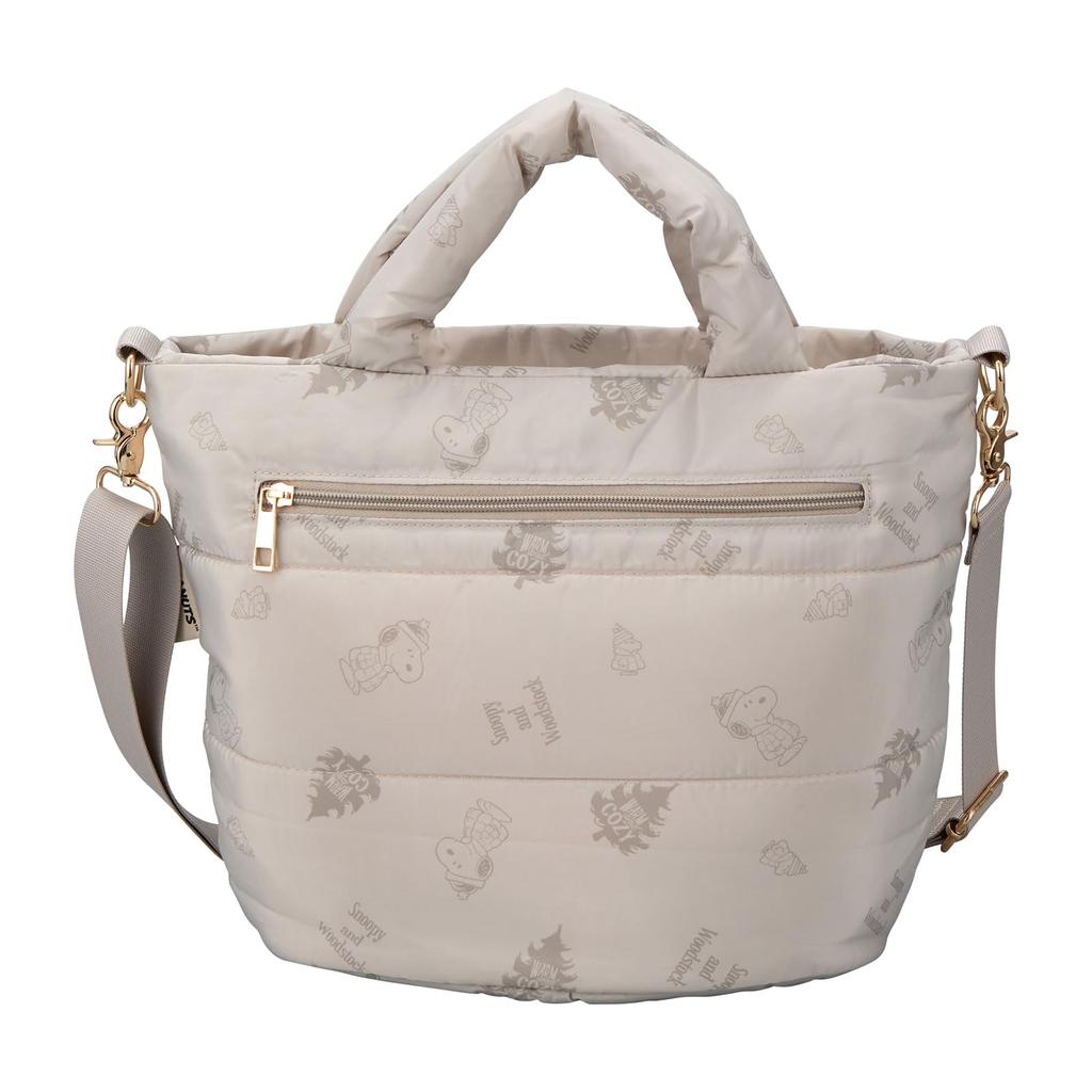 Snoopy 2-Way Tote Bag 6100 PN181. Ivory Down