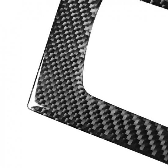 Console CD Control Panel Cover Trim For BMW X5 F15 X6 F16 2014-2017 Carbon Fiber