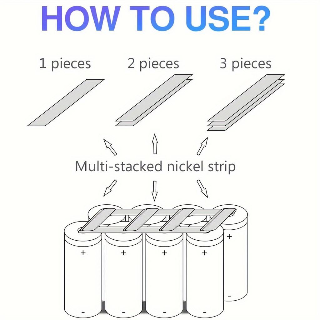 5M/roll Coated Nickel Strip Pa Welding Purity for Lithium Batteries, Nickel Sheet for Spot Welding of Battery Packs