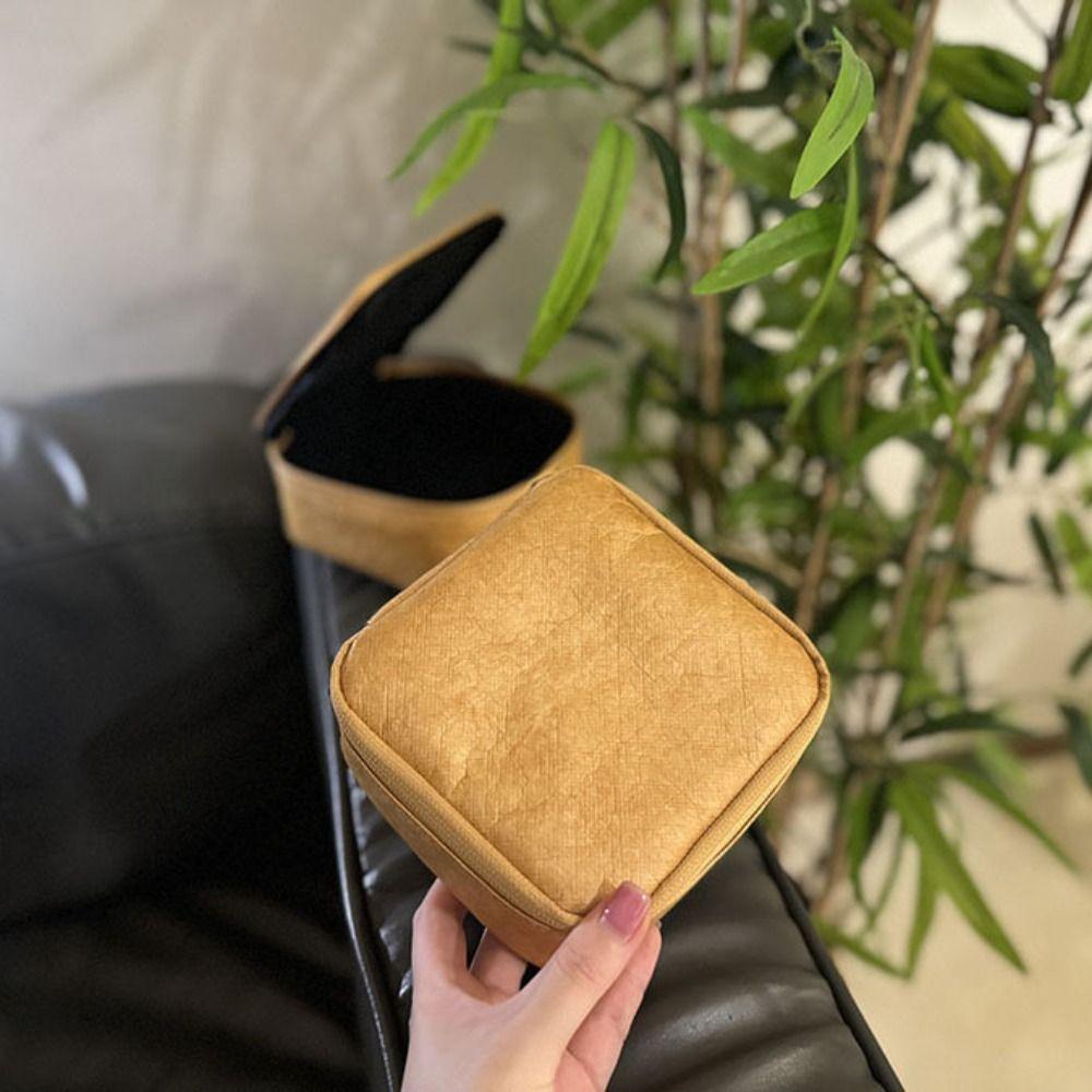 Waterproof Jewelry Box Stain-resistant Necklace Organizer Storage Ring Box Outdoors