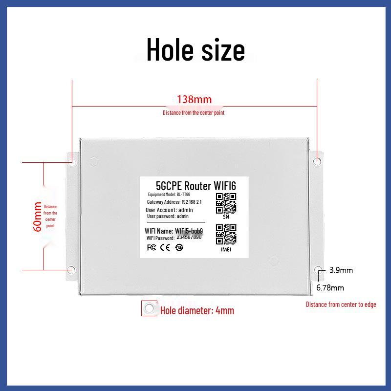 5G WiFi 6 CPE Router with Web Backend, SIM Slot, High-Speed Internet, Gigabit LAN Port, DTU Support