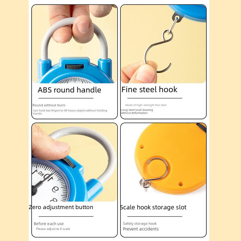 Kompakte, hochpräzise Küchenwaage mit Haken – tragbar und praktisch für den Heimgebrauch