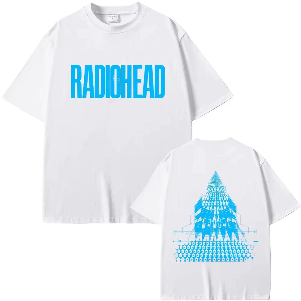 

Radiohead Return To The Road European Tour T Shirts Mens Women Hip Hop Rock Tshirt Male Fashion Harajuku T Shirt Women 4XL