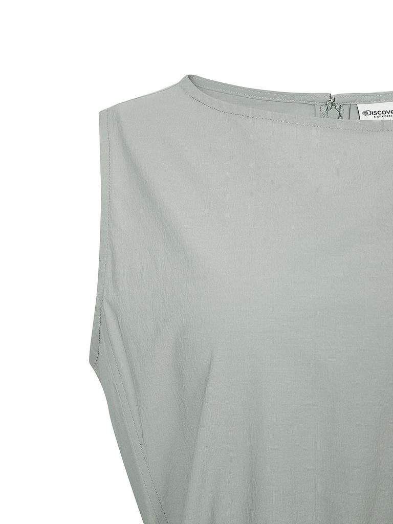 DISCOVERY EXPEDITION Freshvent Women'S Polton Lightweight Sleeveless Woven Dress (L/Grey)