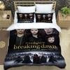 Die Twilight Saga bedruckte Bettwäsche-Sets exquisites Bettwaren-Set Bettbezug Steppbett-Set Bettwäsche-Set Luxuriöses Geburtstagsgeschenk