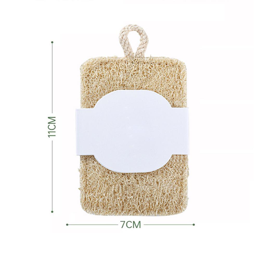 1 Stück Natürlicher Luffa Spülschwamm Luffa Scheuerpad Geschirr Topf Leicht zu Reinigen Scheuerschwamm Küchenreinigung Bürsten Pad