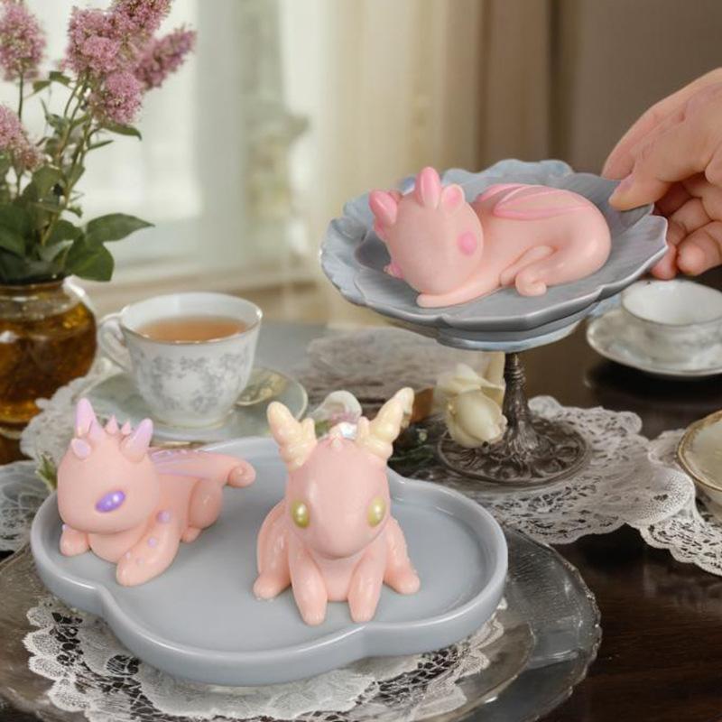Cute Dinosaur Mousse Mold Pudding Silicone Mold Custard Mold Cake Mold Cartoon Dino Cake Decoration Baking Bakery Tool