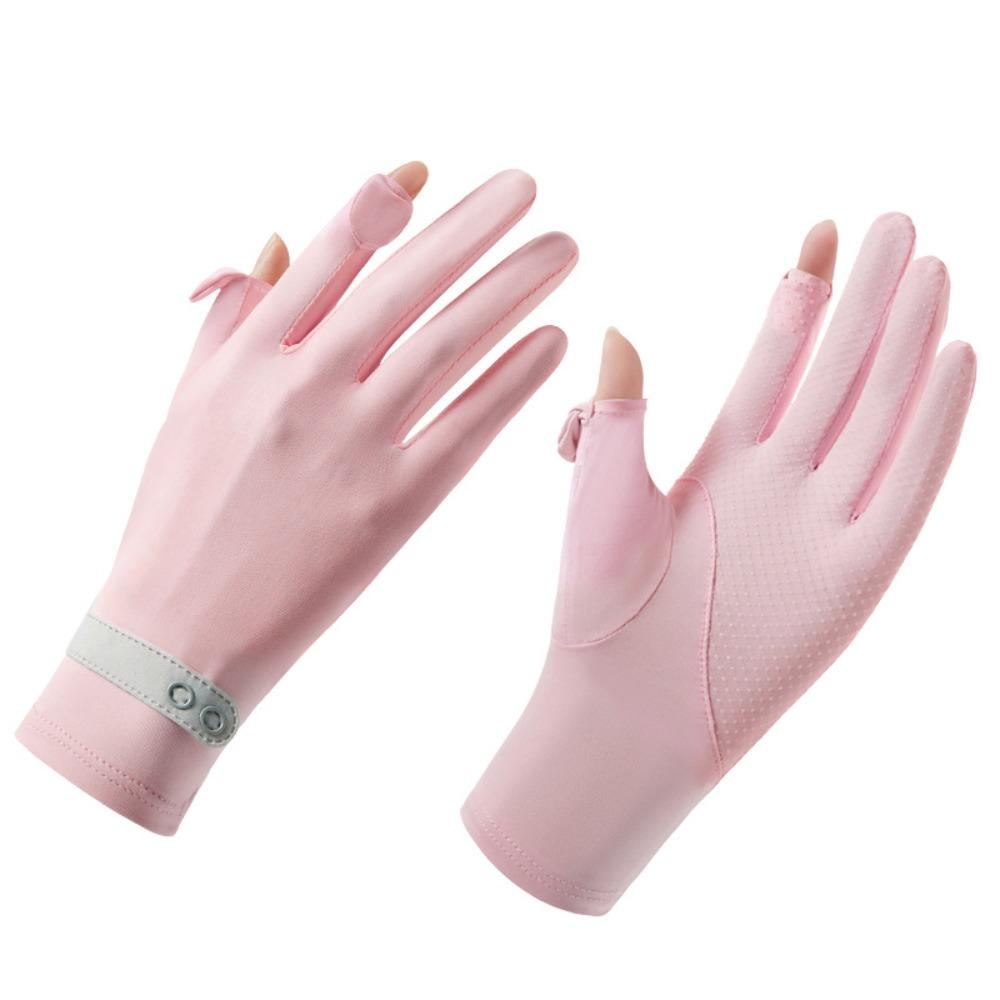 Touch Screen Sunscreen Gloves Anti-UV Mittens Fashion Riding Gloves Women