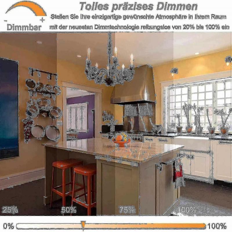 R7s 118mm 40W LED-Birne Kaltweiß 6000K, 3000lm, J118 400W Halogenlampen-Äquivalent, Dimmbar, 360 Grad