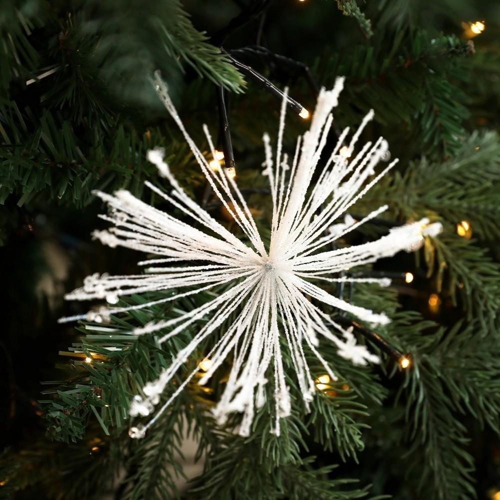 2pcs Floral Arrangements Artificial Flower Branches DIY Festive Floral Stems Tree Ornament