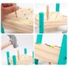 Montessori Wooden Hammering Bench: Children's Concentration & Hand-Eye Coordination Educational Toy