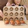 Shell Shaped Household Muffin&Rice Cake Mold Dessert Baking Tray Carbon Steel Material Sturdy Durable Non Stick Party Cake Make