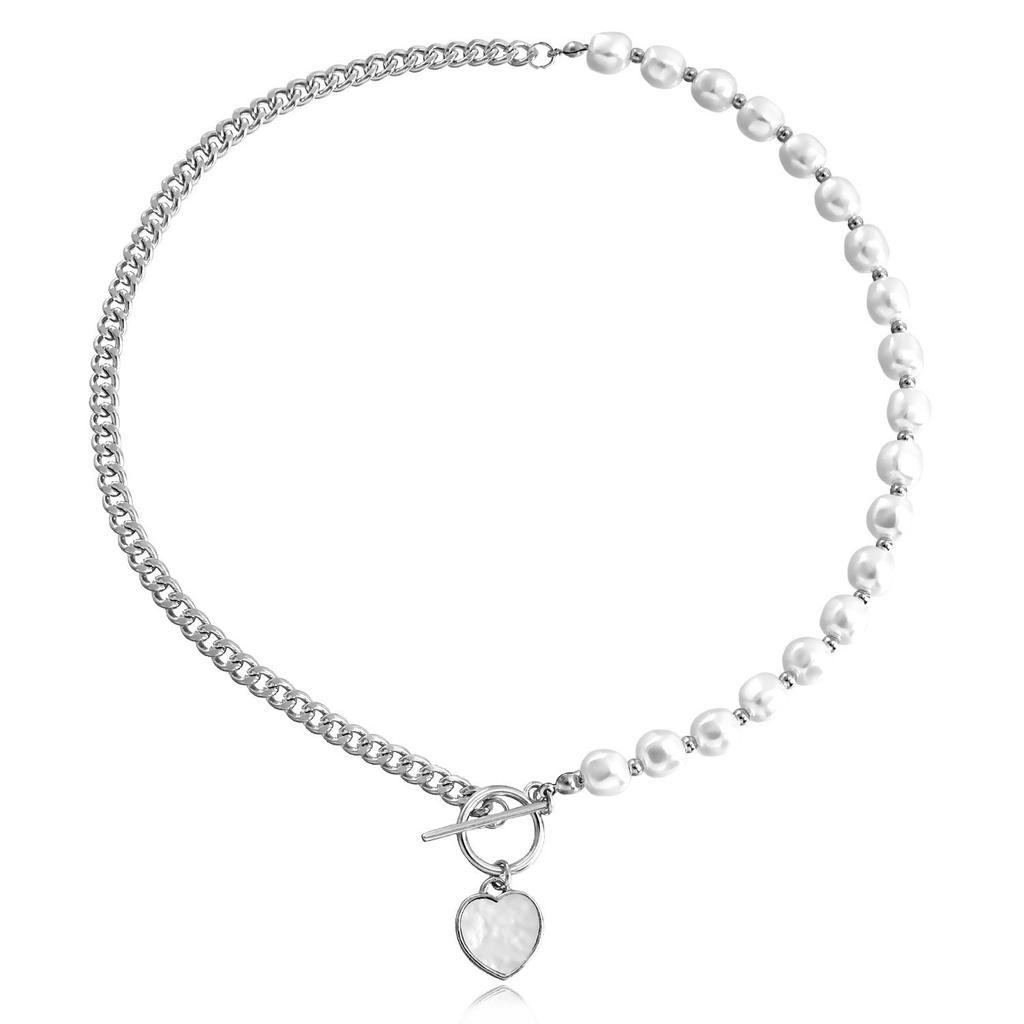 Collier Fritillaire Amour Croisé Collier Chaîne Pull Femme Accessoires Tendance