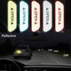 4Pcs Universal Warnung Mark Reflektierende Band Auto Tür Aufkleber Decals OPEN Zeichen Sicherheit Reflektierende Streifen