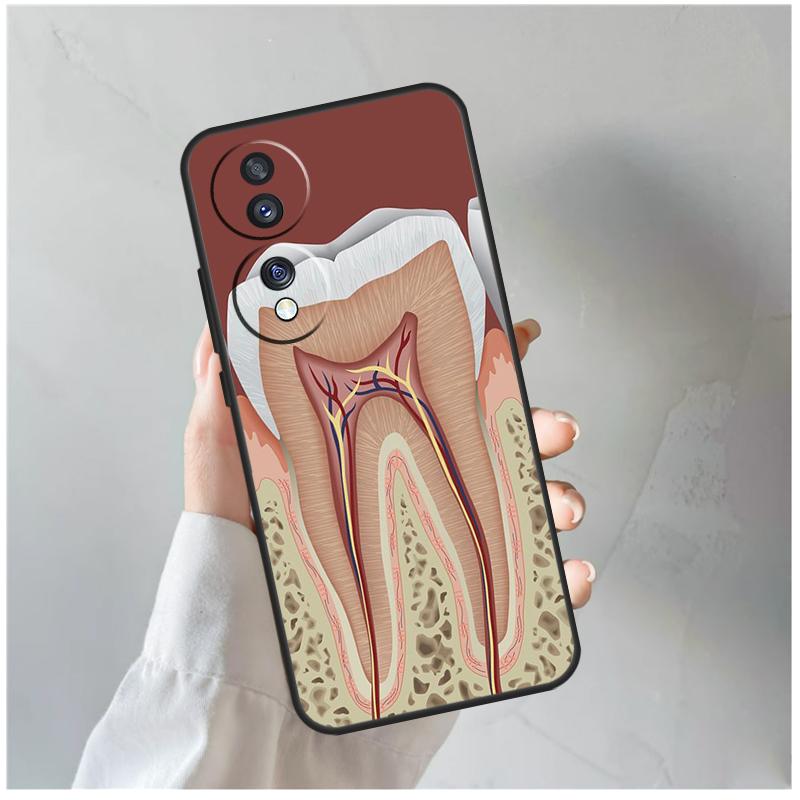 Human Tooth Anatomy For Honor Magic 8 7 6 5 Pro Case For Honor 400 200 Lite 90 70 50 X8c X8b X9a X9b X9c X9d Win