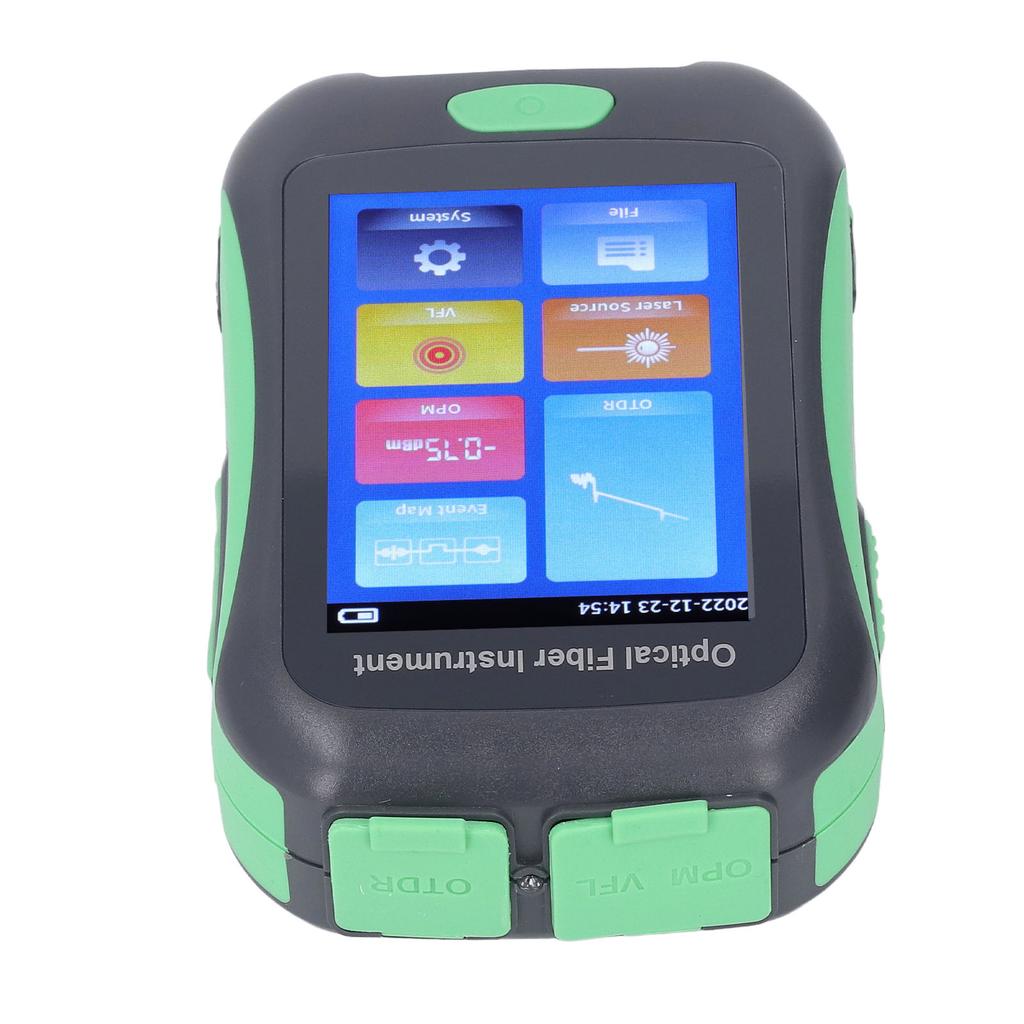 OTDR Fiber Optic Tester 1550nm 10mw 80km 20dB 3.5in Color Touch Screen Visual Fault Locator Optical