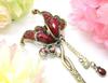 Miaomyao Single for Japanese and Metal Hair Butterfly Antique Muted Hair Miaomyao Hairpin, Hairpin, Clothing, Tomesode, Kimono, Yukata, Ornament,