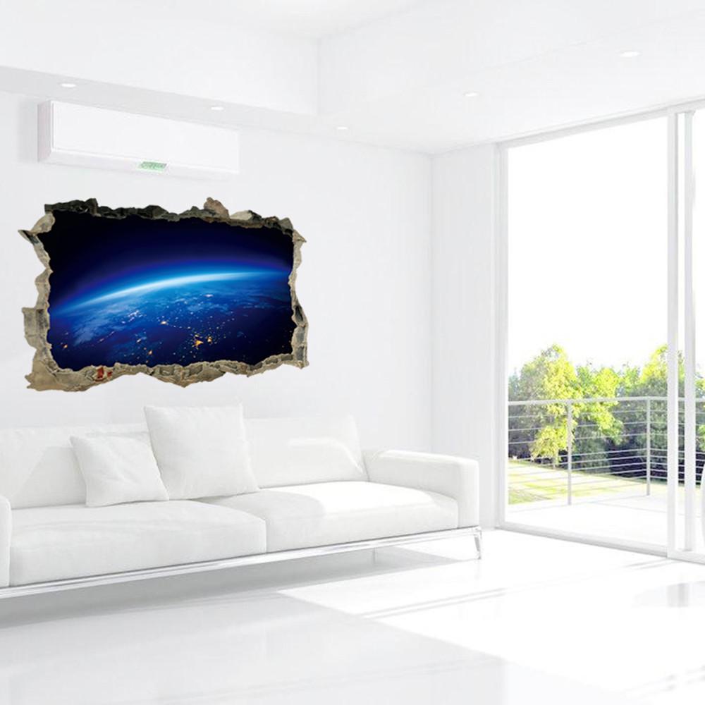  3D Star Series Floor Wall Sticker Removable Mural Decals Vinyl Art Room Decor 