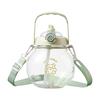 Cute pot belly cup kids outdoor water cup submarine with straw with portable space water bottle