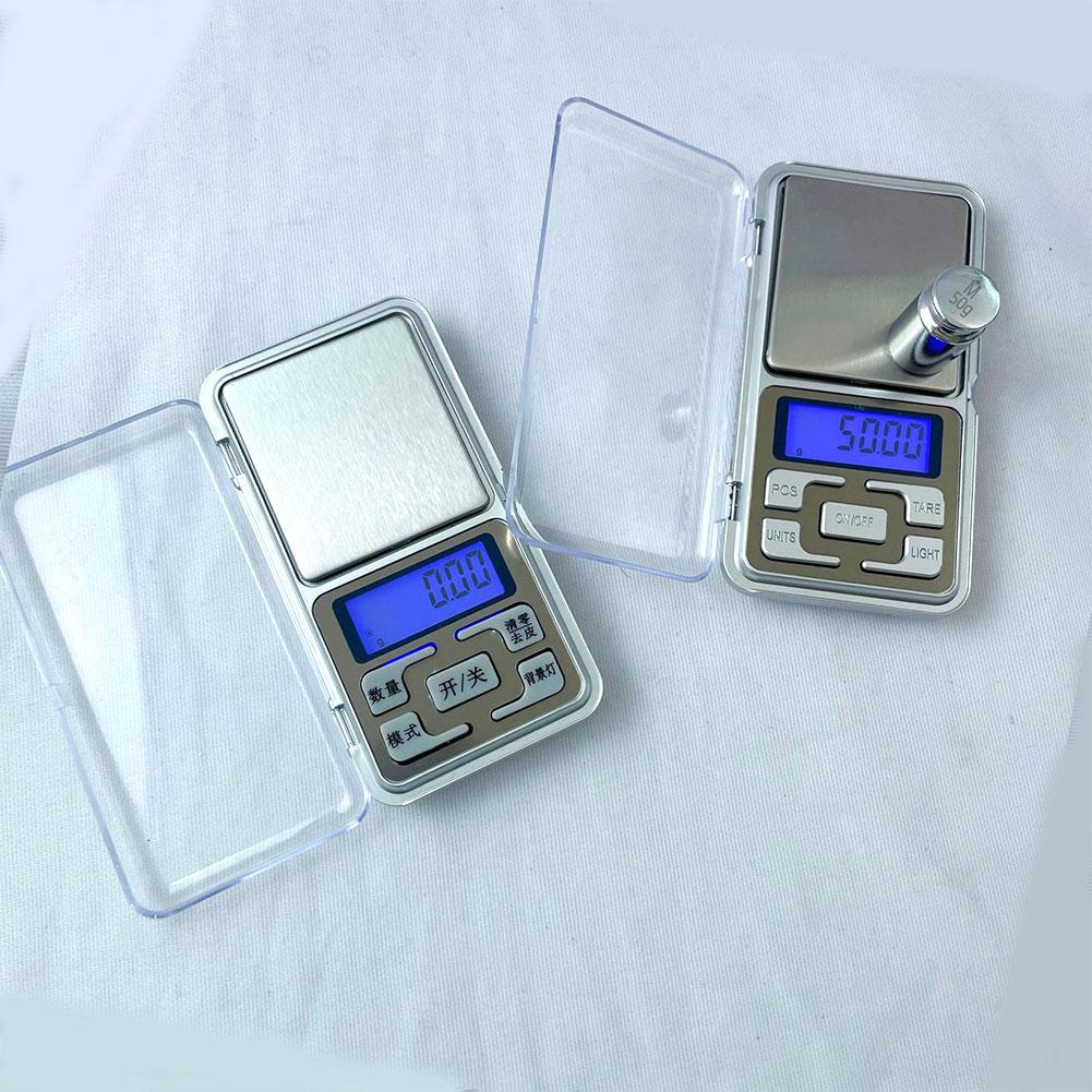 High Precision Mini Pocket Scale 500g/0.01g, Portable Digital Jewelry Scale, Accurate Small LCD Weighing Device for Easy Carry
