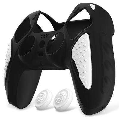 Silikonhülle für PlayVital PS5 Controller Silikonhülle Ergonomische Softgummi Schutzhülle für PS5 mit Thumb-Stick-Kappe oder Controller, Anti-Rutsch