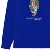 Polo Ralph Lauren Animal Print Crew Neck Long Sleeve T-Shirt Men Tops Blue 710897346005