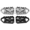 1 Pair Motorcycle Wide Footrest Aluminum Alloy Foot Pedals Fit For Suzuki DL650 DL1000 VSTROM 650XT 1000XT
