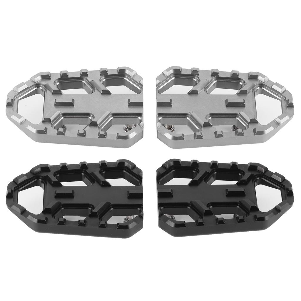 1 Pair Motorcycle Wide Footrest Aluminum Alloy Foot Pedals Fit For Suzuki DL650 DL1000 VSTROM 650XT 1000XT