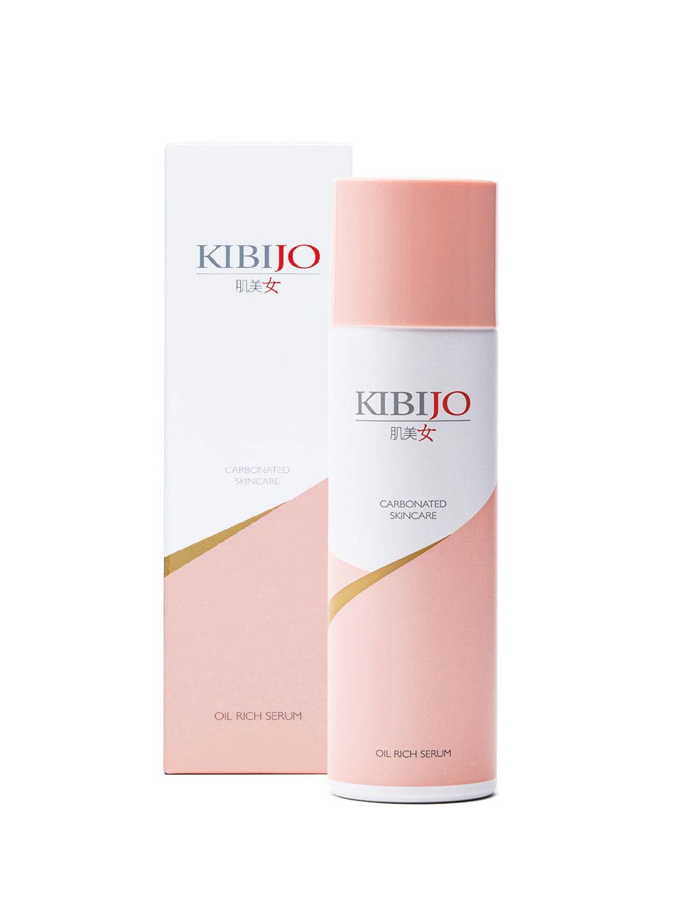 KIBIJO Skin Beauty High-Concentration Carbonated Beauty Serum (Contains Ceramide, Squalane, Placenta, Hyaluronic Acid, Collagen, Niacinamide, and