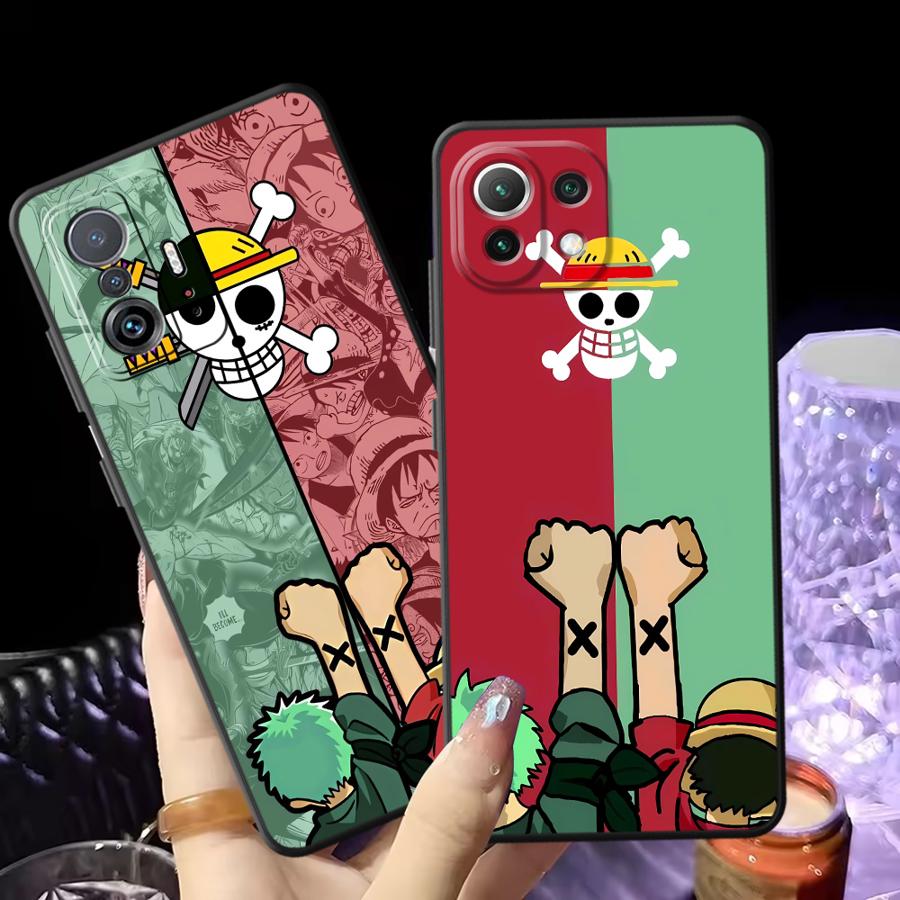 Case for Xiaomi Mi 11T 14 Pro 9 CC9Pro 13 10T 9T 10 11 13 Lite Phone Cover Ones Pieces Luffys Zoros Cartoon