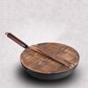 Holz Hitzeschutz Handgefertigt Überlaufschutz Kochgeschirrteil Eisen Topfdeckel Pfannendeckel Tannenholz Topfdeckel