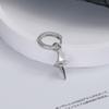 Three-Dimensional Design Cross Star Ear Buckle Earrings Multi-Wear Method Fashion Matte Planet Diamond Earrings