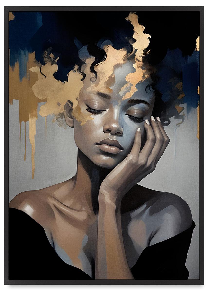 

Plakat portrety obrazy w ramie 21x30 cm