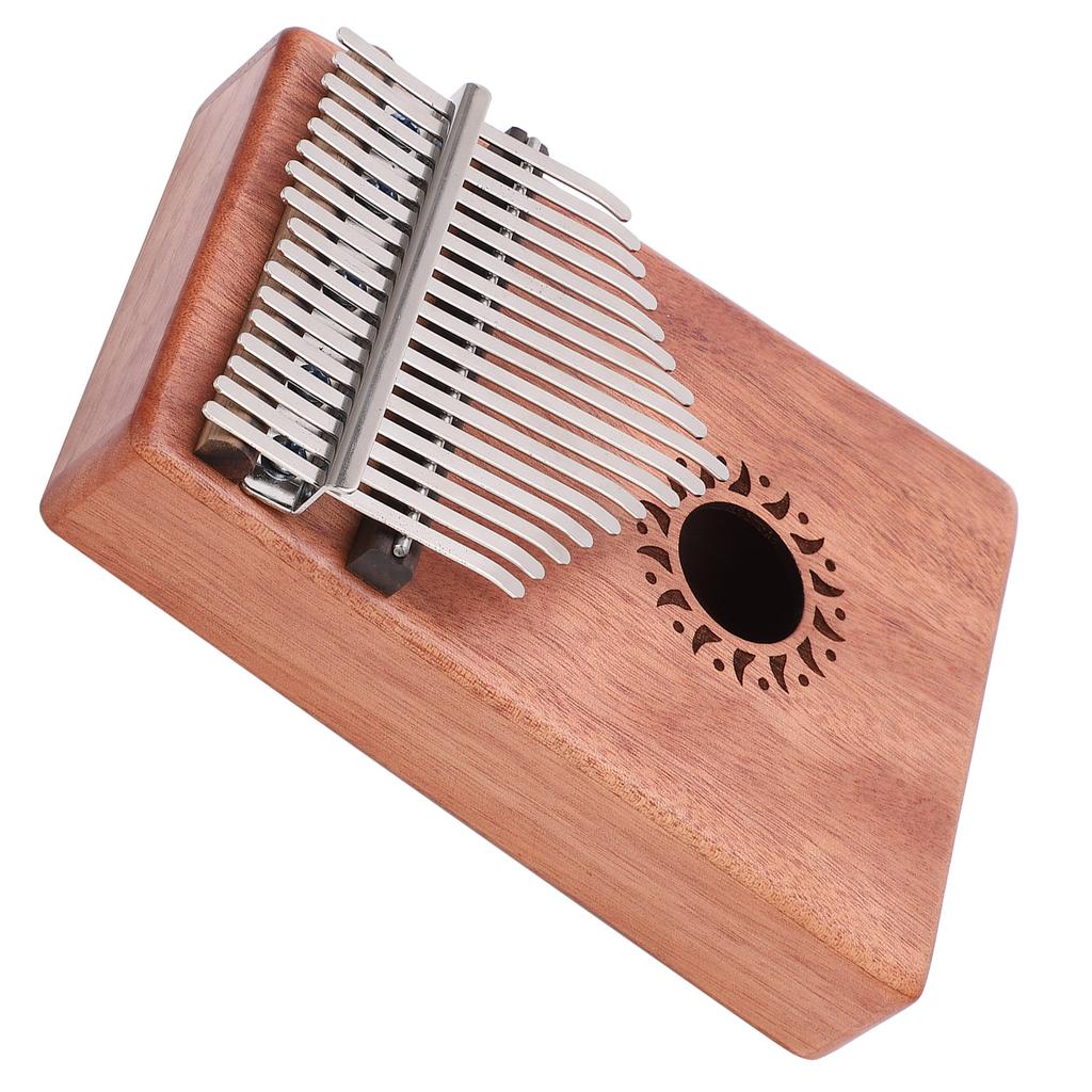 Thumb Piano Protable Mahogany Wood Finger 17 Keys Mbira Kalimba Musical Instrument