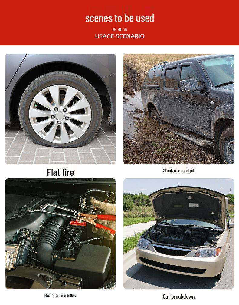 Heavy-Duty Steel Tow Rope for Off-Road and Sedan Rescue