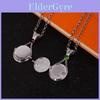 H2o Pegadas na Areia Pedra Preciosa Diamante Sintético Pingente Oval Colar Para Presente
