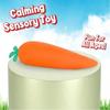 Jumbo 13Cm Sand Texture Carrot Squishy Toy Toymendous 1/2 Pack Giant Vegetable Stress Ball Sensory Fidget Toy For Adult Party & Themed Games